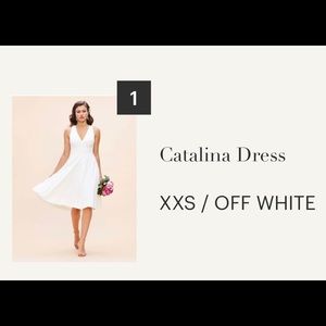 Dress The Population Off White Dress XXS